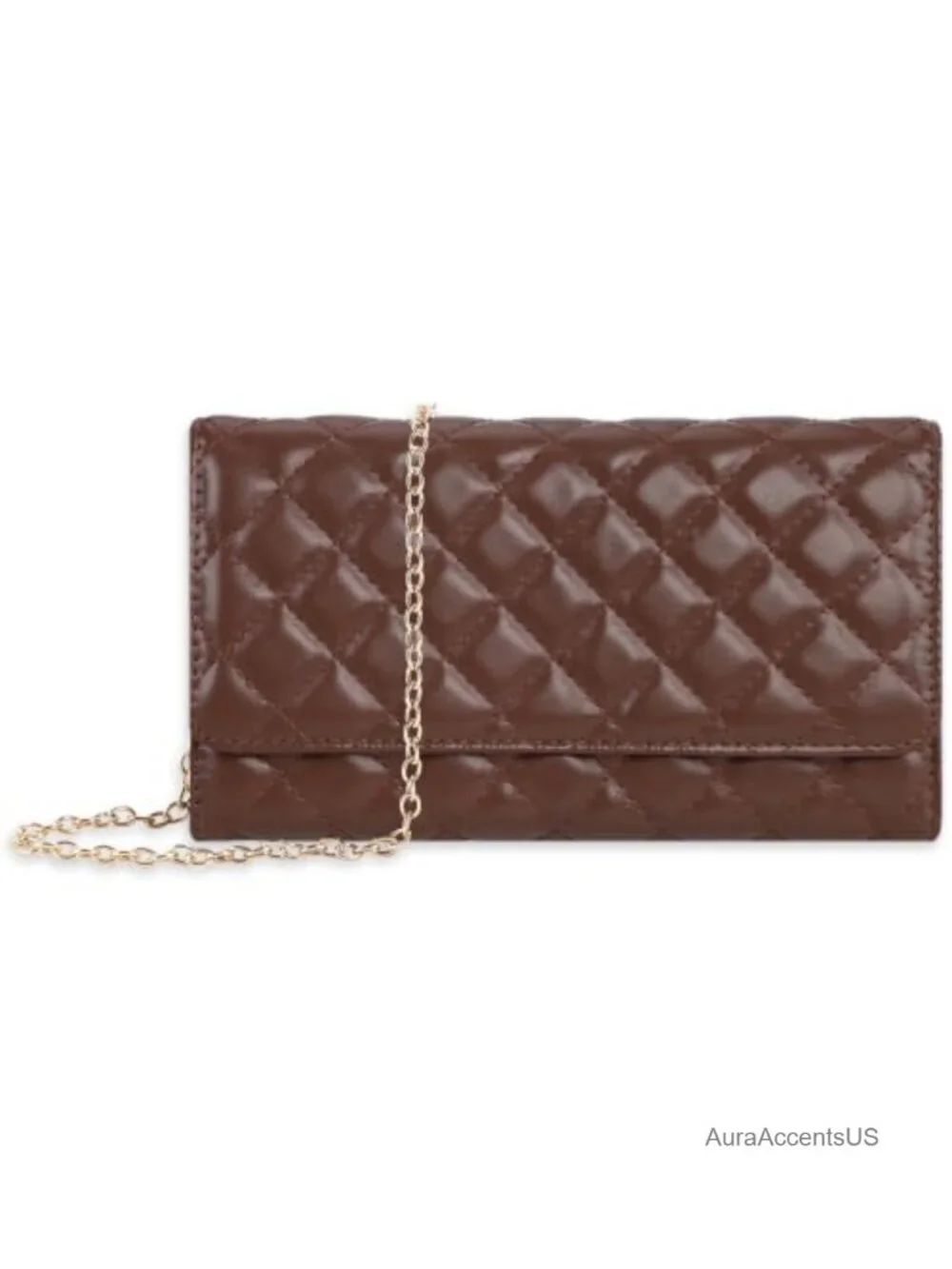 Small Crossbody Bag with Removable Chain, Mini Clutch, Card Slots